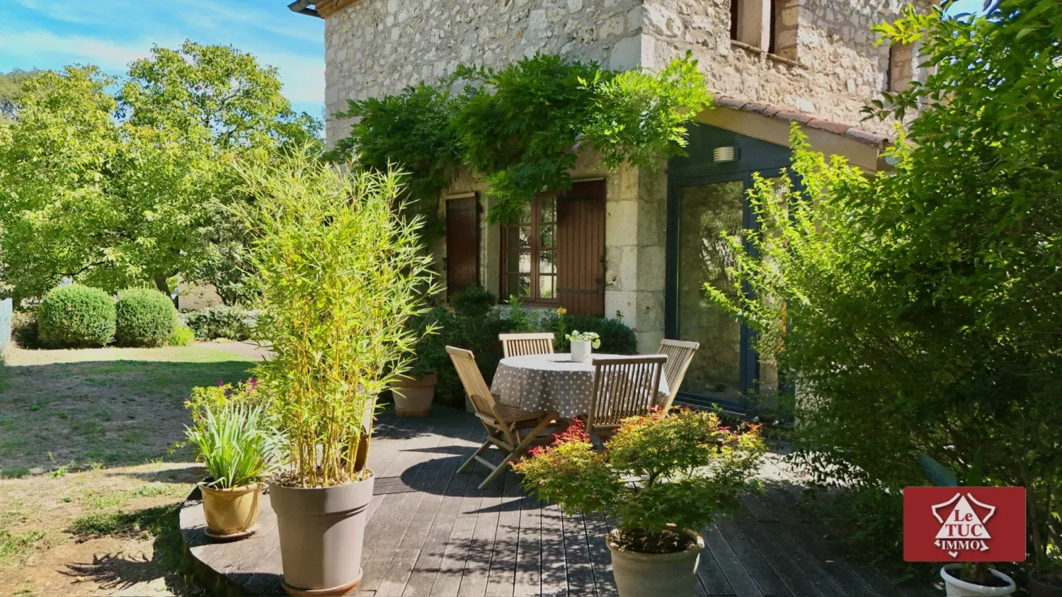 Maison de campagne en pierre avec garage, piscine et jardin à Penne-d'Agenais — photo 2