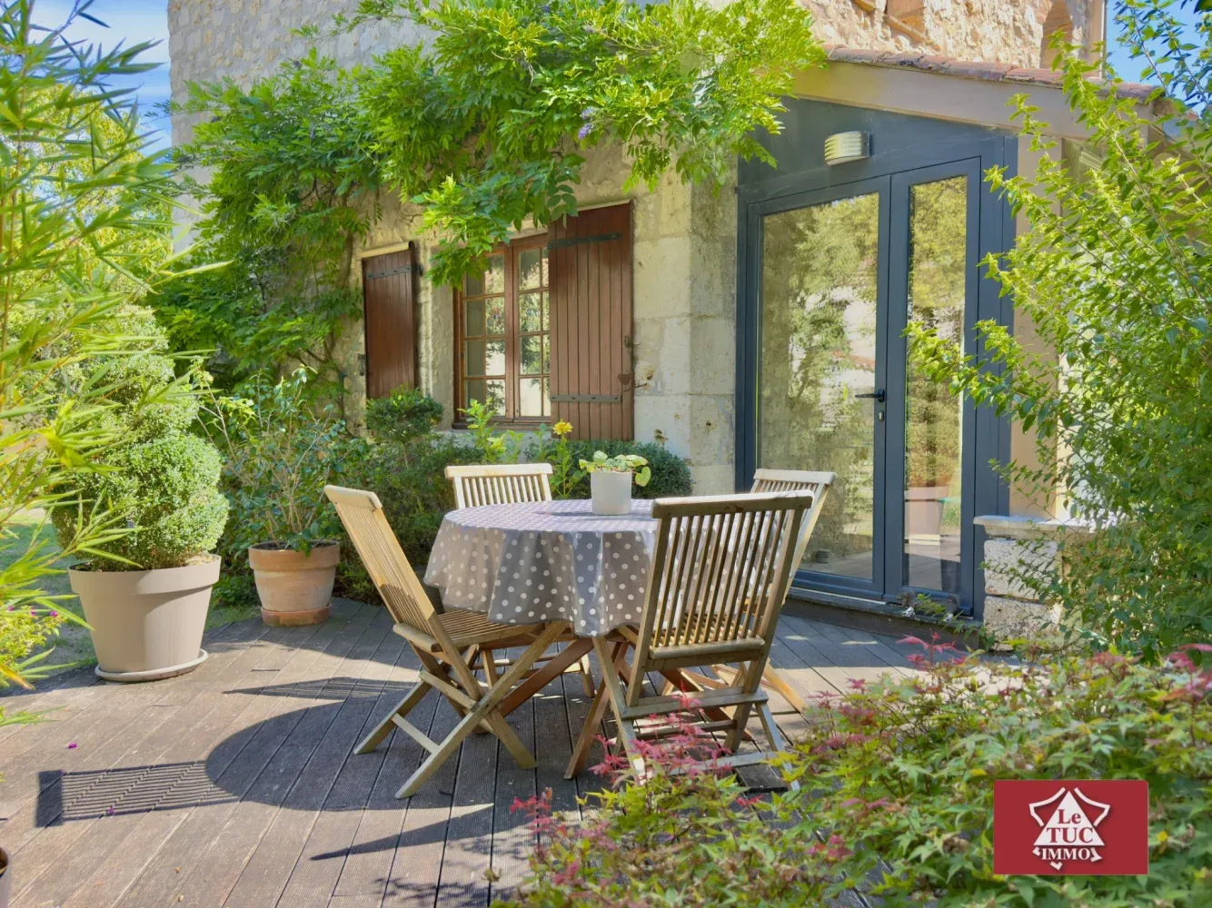 Maison de campagne en pierre avec garage, piscine et jardin à Penne-d'Agenais — photo 3
