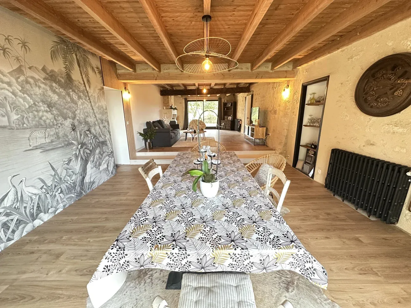 Maison en pierre avec piscine et jardin à Montcaret, Dordogne — photo 3