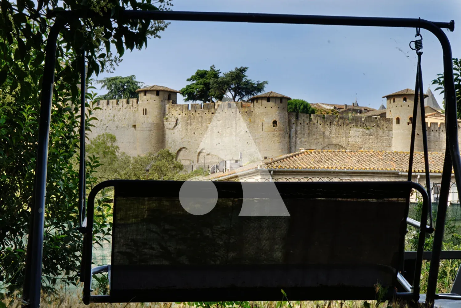 Maison de ville à vendre à Carcassonne, Aude – jardin et vue sur la Cité — photo 2