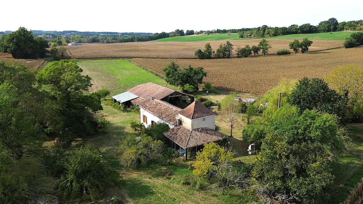 Maison de campagne à vendre à Montauriol, Lot-et-Garonne, avec grange et 2,91 ha — photo 3