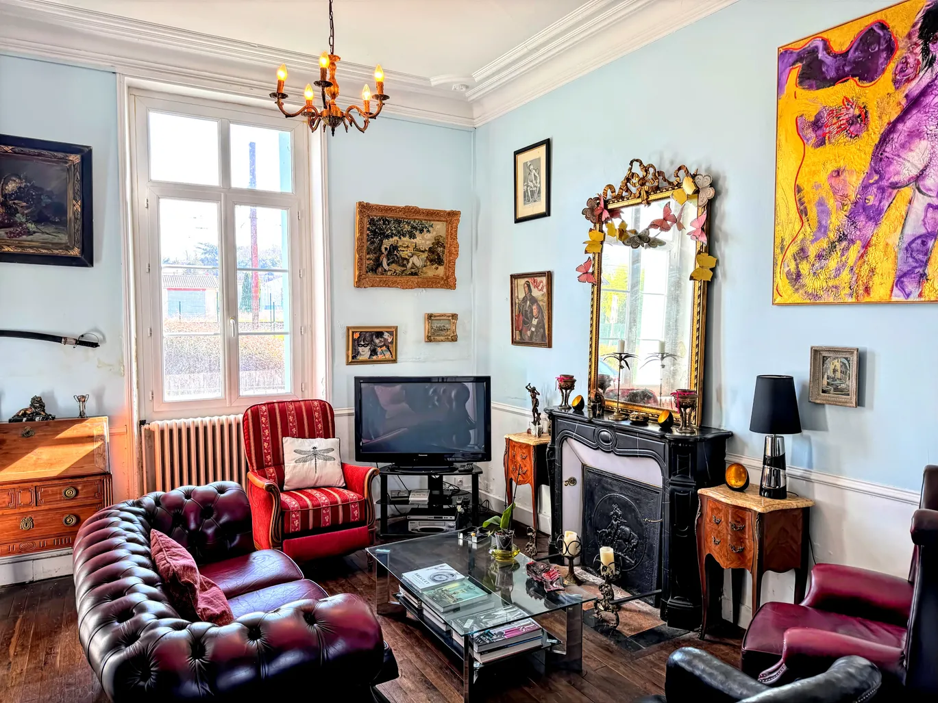 Manor house for sale in Chalais, Charente, with separate gîte and barn photo 2
