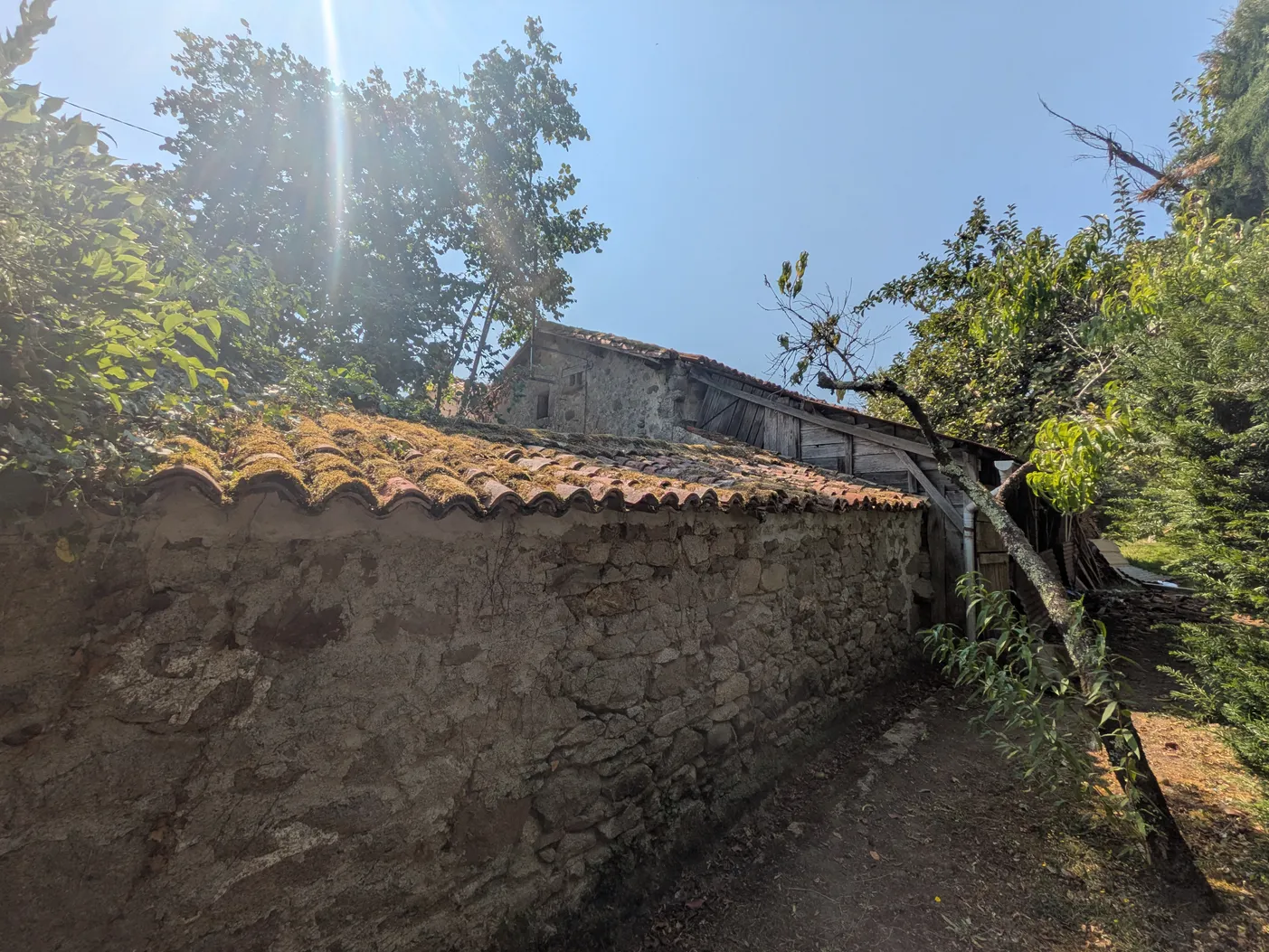 Maison de campagne en pierre à rénover avec terrain à Les Châteliers, Deux-Sèvres — photo 2