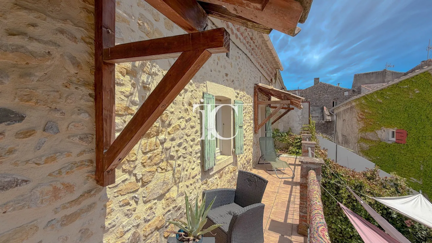 Maison en pierre à vendre à Barjac, dans le Gard, avec jardin et terrasse — photo 10