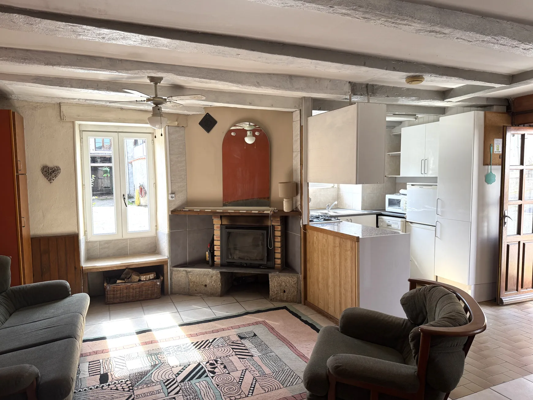 Maison de village avec annexe et jardin à vendre à Queaux, Vienne — photo 2