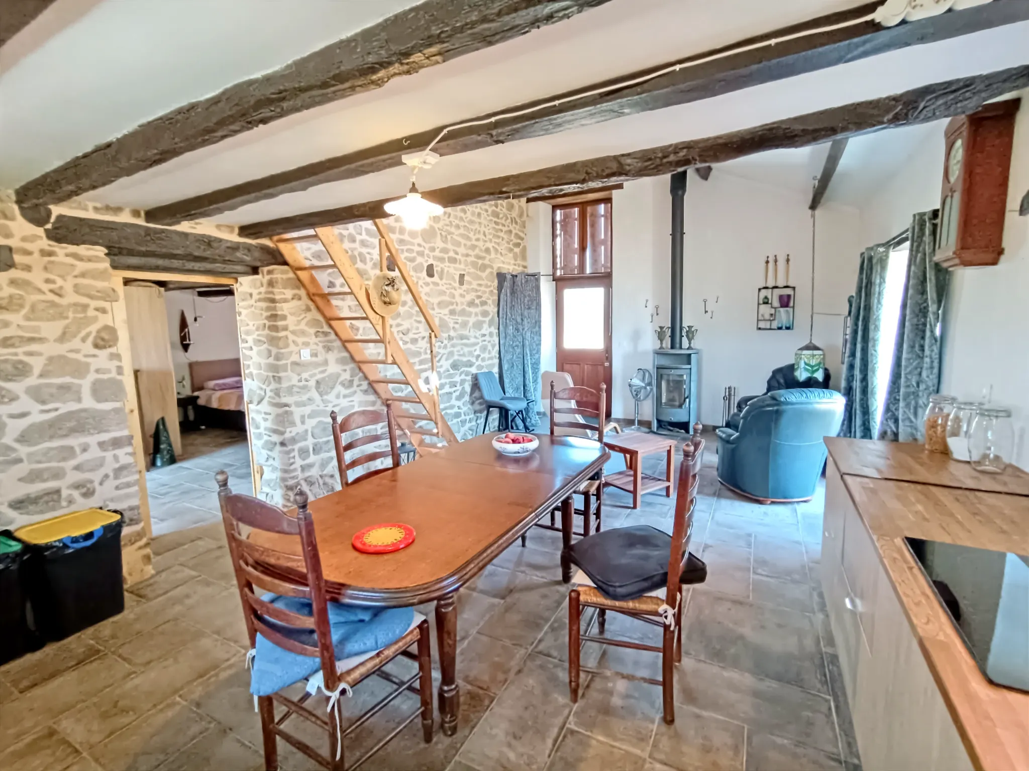 Stone Country House with Guest House in Évaux-les-Bains, Creuse photo 10