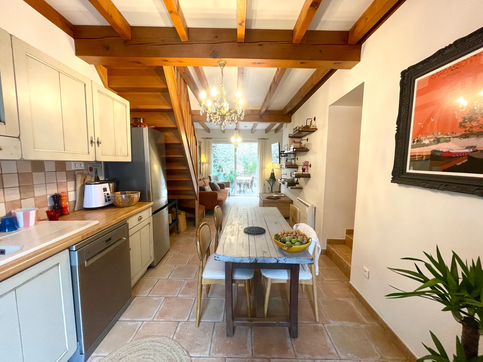 Renovated Village House in Val-de-Dagne, Aude, with Private Courtyard photo 2