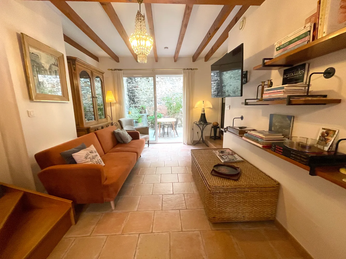 Renovated Village House in Val-de-Dagne, Aude, with Private Courtyard photo 3
