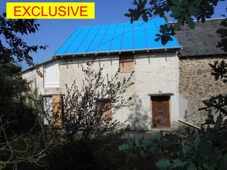 Maison de campagne en pierre à rénover à Saint-Cyr-en-Pail, Mayenne, avec terrain de 3 170 m² Photo du bien