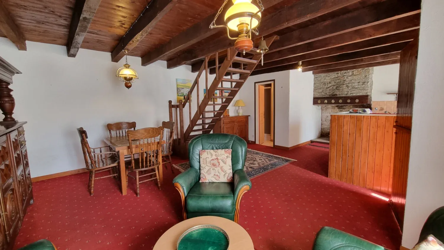 Semi-detached village house in Gueltas, near Rohan, with 2 bedrooms and garden photo 2