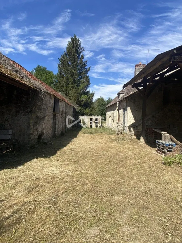 Guigneville-sur-Essonne, Essonne: Stone House to Renovate with Outbuildings and Garden photo 4
