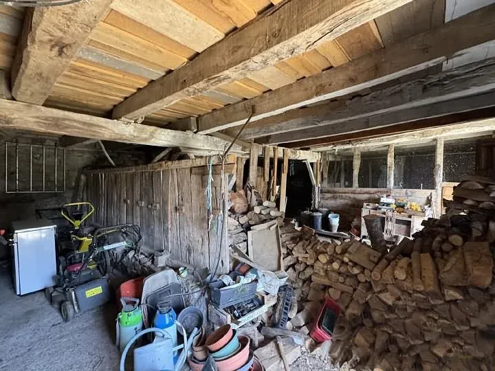 Maison ancienne en pierre et ardoise avec grange aménagée à Affieux — photo 10