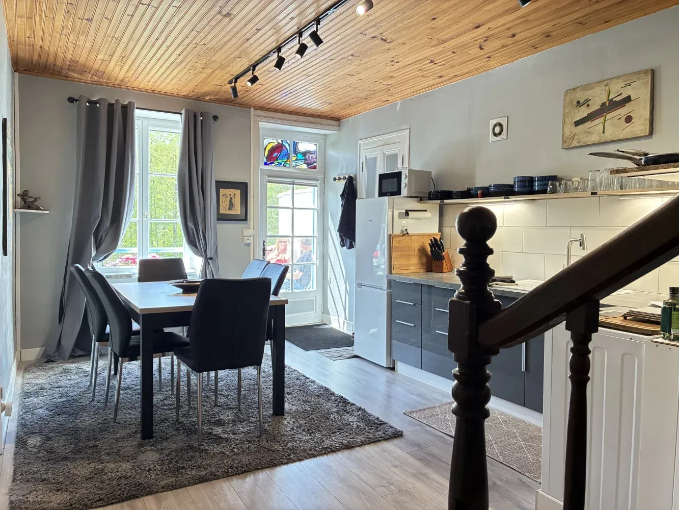 Renovated village house with a view of the river in Brigueil-le-Chantre photo 4