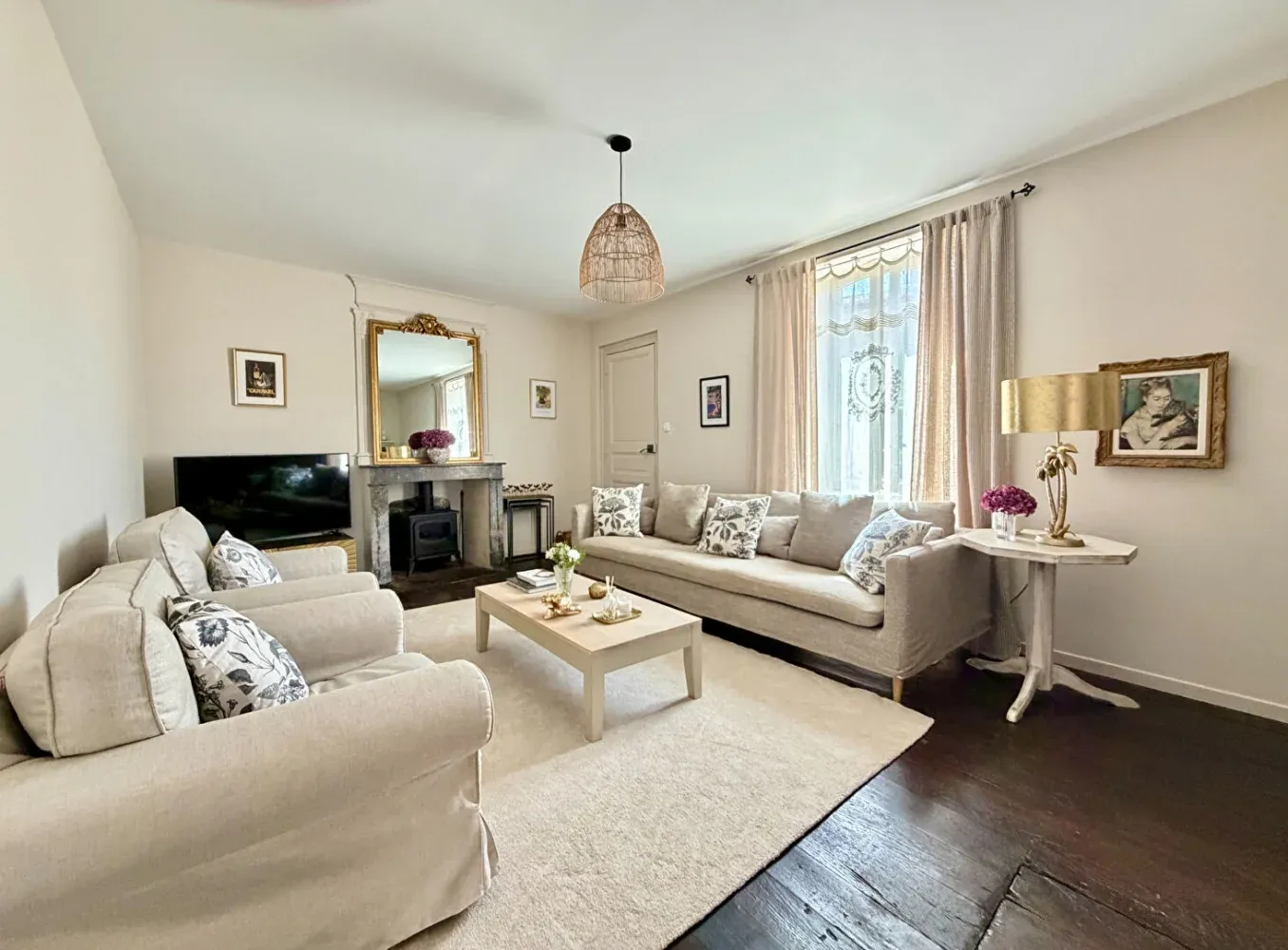 Renovated Manor House with Enclosed Courtyard, Garden and Outbuildings in Charmé photo 6