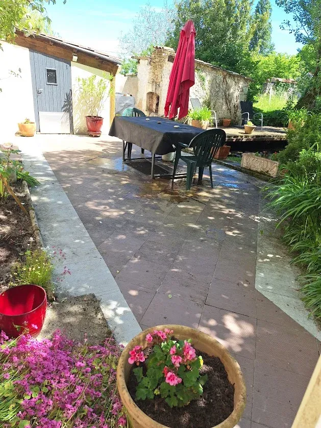 Stone Country House with Cottage, Pond and Wooded Garden in Condéon photo 10
