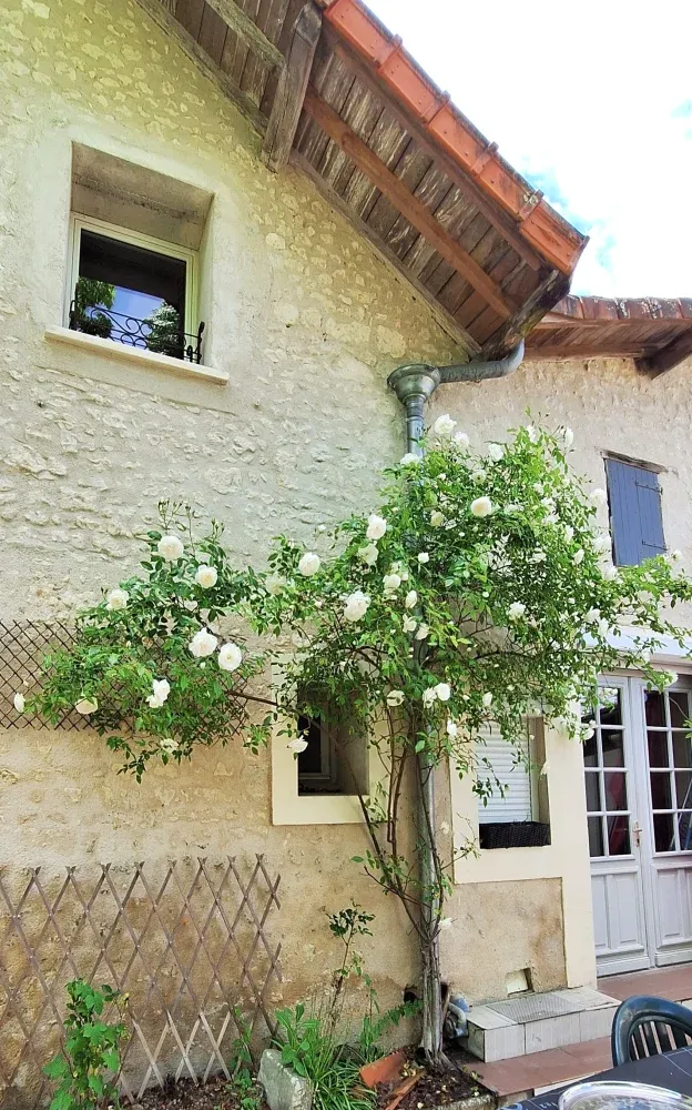 Stone Country House with Cottage, Pond and Wooded Garden in Condéon photo 5