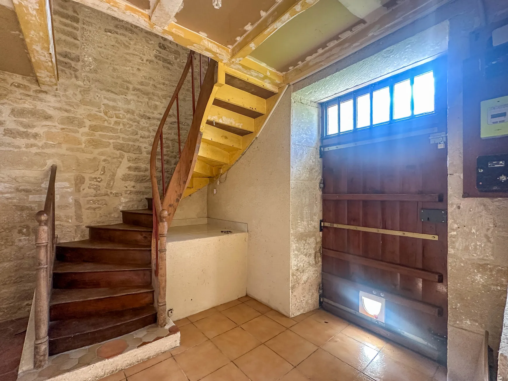 Semi-detached stone country house with garden in Saint-Georges-de-Longuepierre photo 10