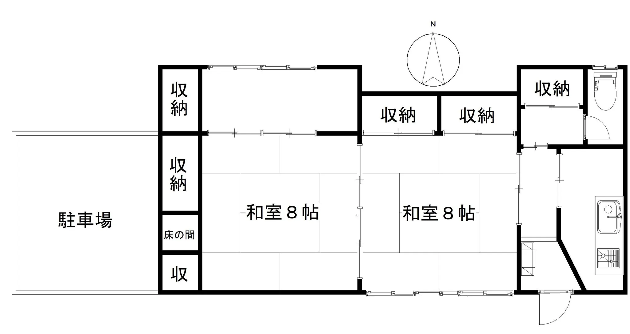 中古一戸建て in Shimomuroda-machi, Takasaki City, Gunma Prefecture, 2K, 53-tsubo lot photo 4