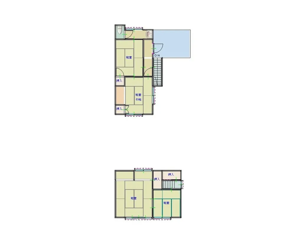 Detached House with Attached Field in Washiki, Naka, Naka District, Tokushima Prefecture; 240.94 m² of Land; Repairs Needed photo 8