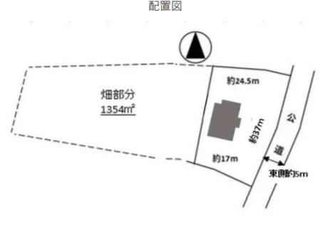 Pre-owned detached house in Aza Asai, Ichonoda, Hirosaki City, Aomori Prefecture, with farmland; delivered as a cleared lot after demolition photo 4