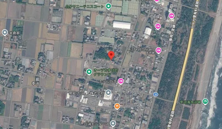 千葉県長生郡白子町の土地・建物｜海近く、土地266㎡・0円 物件写真