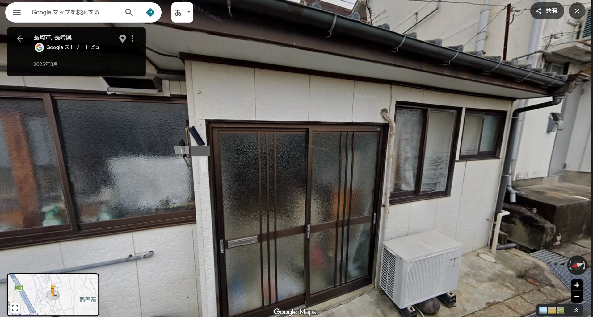 長崎県長崎市｜新地中華街徒歩約10分、長崎港の花火を望む改装途中の平屋古民家 写真 8