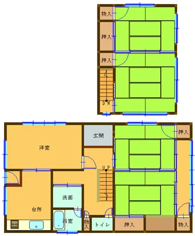 5K Detached House in Shibanchō, Kasaoka City, Okayama Prefecture, with a Spacious 464.83 m² Lot and Convenient Urban Location photo 2