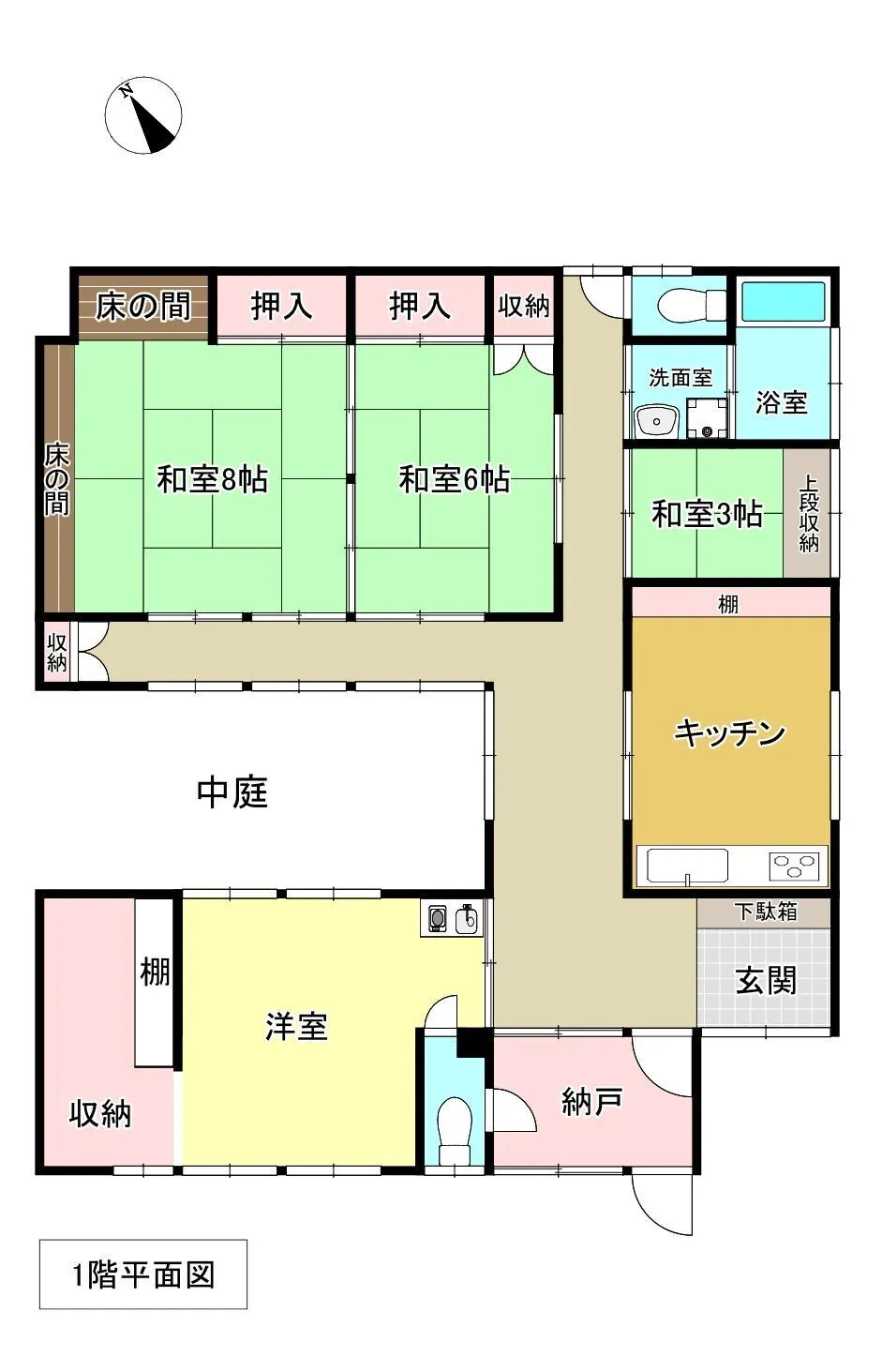茨城県結城市の中古一戸建て｜4DK・平屋建て、700万円 写真 5