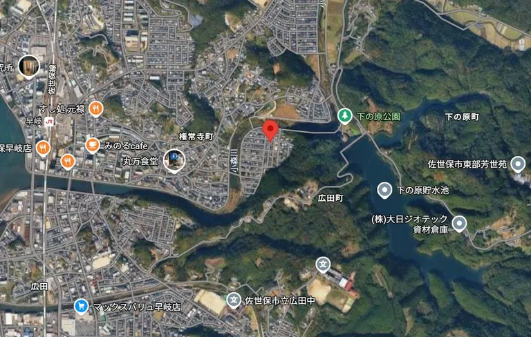 長崎県佐世保市の平屋付き宅地、土地104.42㎡・建物73.08㎡で0円 物件写真