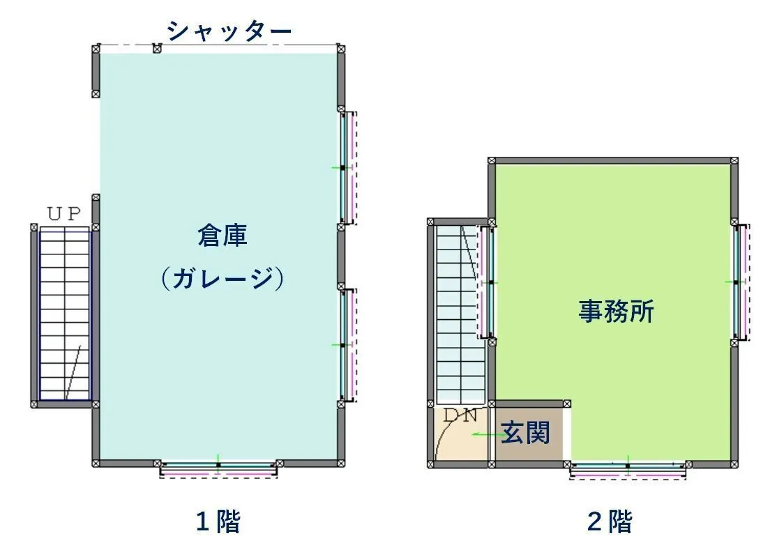 静岡県焼津市越後島の店舗付き住宅・事務所付き倉庫、賃貸中の一括売却 写真 3