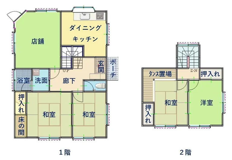 静岡県焼津市越後島の店舗付き住宅・事務所付き倉庫、賃貸中の一括売却 物件写真