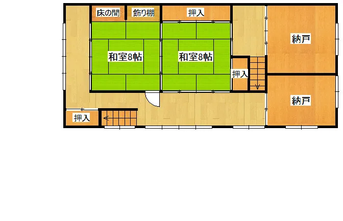 富山県中新川郡上市町西中町の店舗付き5DK物件｜建物236.11㎡・土地218.48㎡ 写真 4