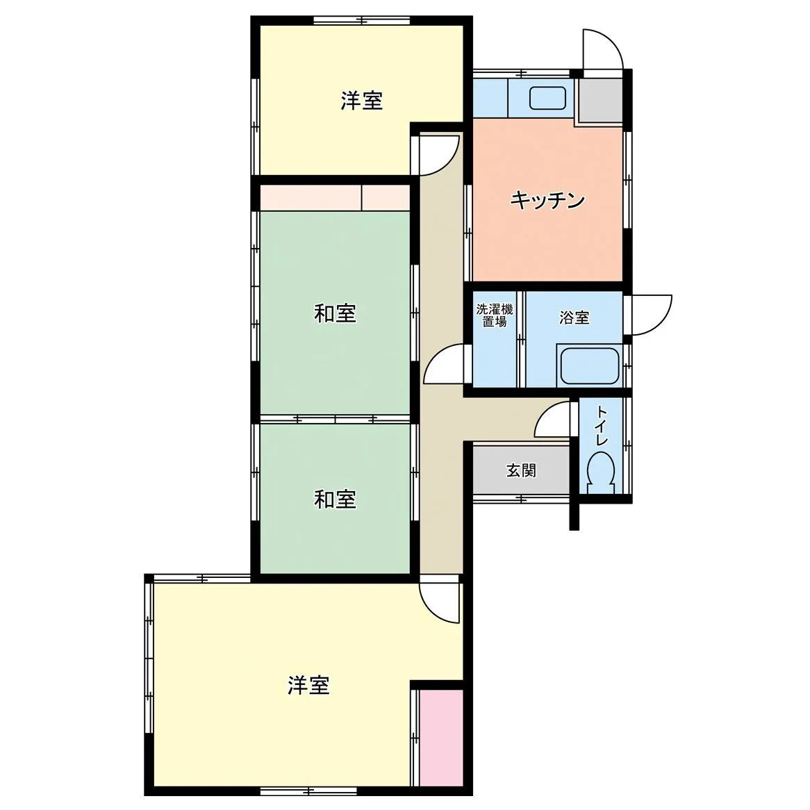 DIY-Friendly Single-Story Used Home in Kawakita, Tsuno, Koyu District, Miyazaki Prefecture — 4DK, Garden, Parking for 4 or More Cars photo 2