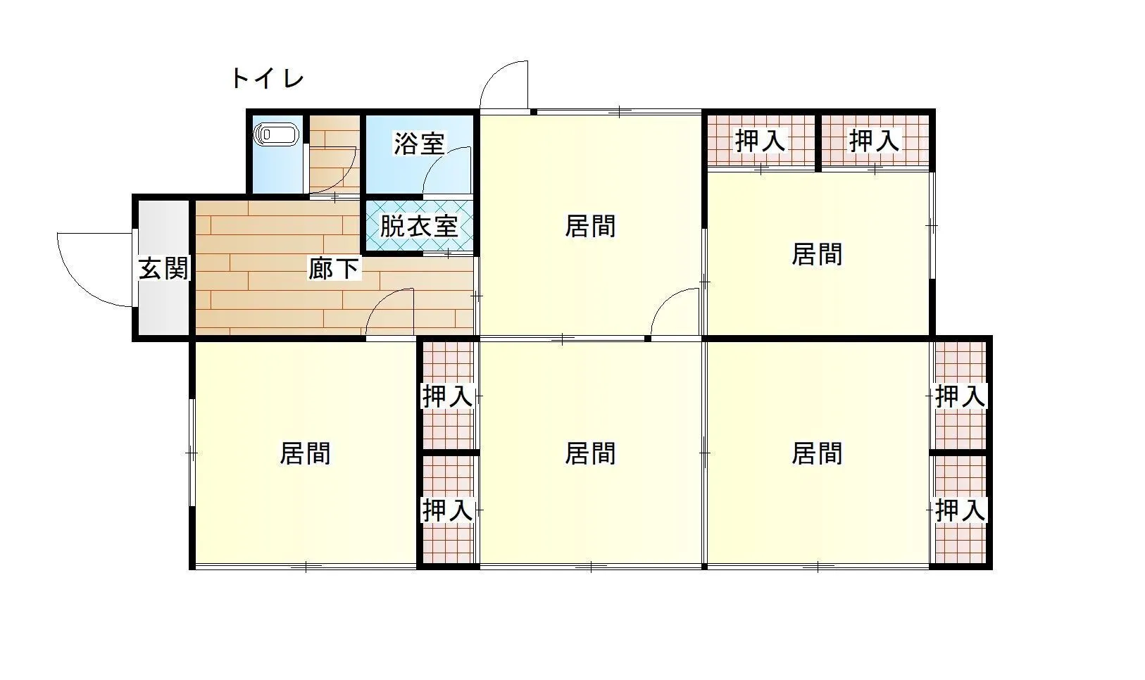 茨城県ひたちなか市高野の中古一戸建て｜4DK・平屋・駐車3台可 写真 2