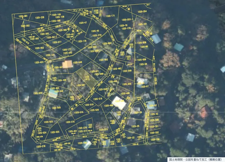Wilderness Land for Sale in Kawazu Town, Kamo District, Shizuoka Prefecture | Sloped Land, Boundaries Undetermined, ¥0 property photo