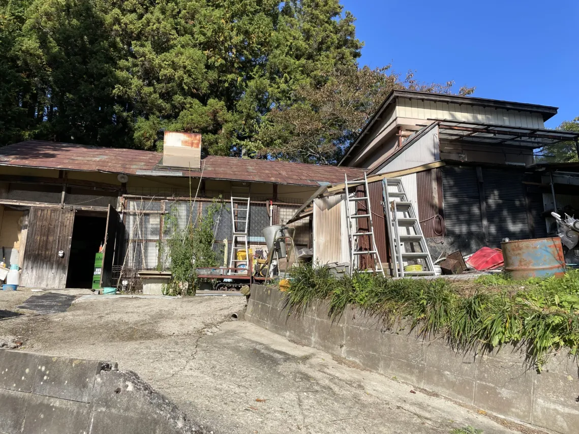 福島県田村市滝根町の古民家｜100万円・6K・建物124.31㎡・土地843.84㎡、家庭菜園が楽しめる日当たり良好な戸建て