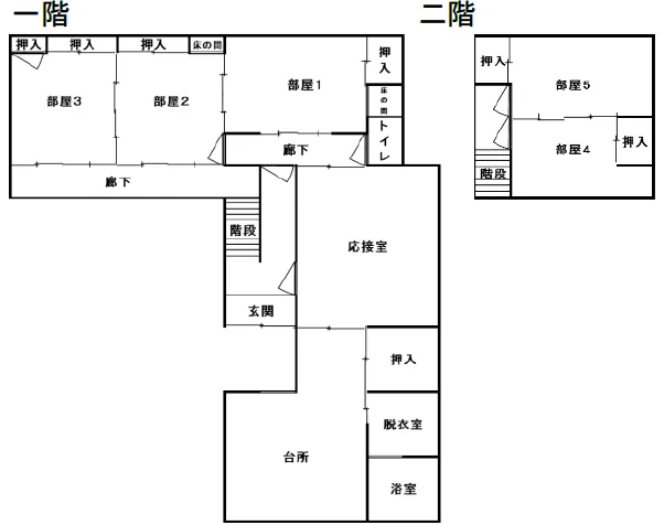 Wooden Detached House in Ono, Hirono, Kunohe District, Iwate Prefecture, 6DK with Private Garden photo 2