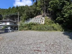 身延町小田船原｜山並みと富士川を望む高台の土地 写真 2