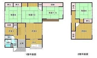Wooden 6DK Detached House in Aza Yosan, Noshiro City, Akita Prefecture, with 231.66㎡ of Land photo 2