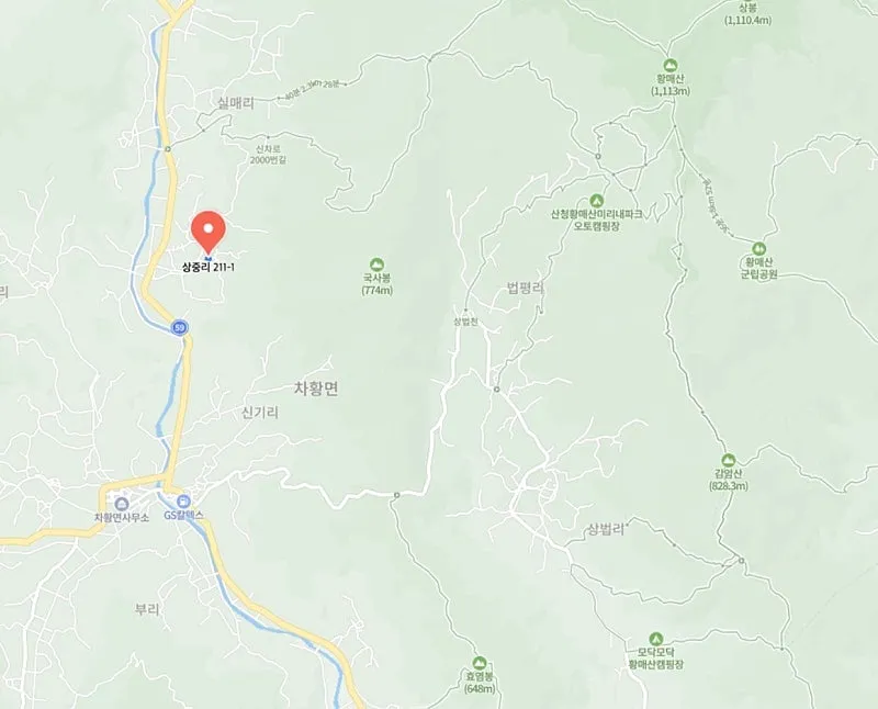 경상남도 산청 차황면 상중리 마당 두 곳을 활용하는 촌집 매매 사진 4