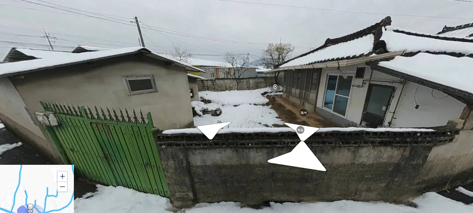 담양 용면 남향 시골주택 매매, 넓은 창고와 마당 보유