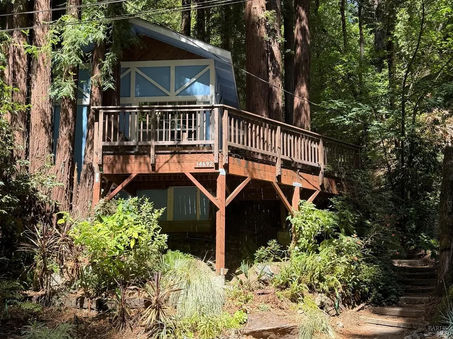 Cabin Home for Sale at 14692 Canyon 1 Road in Guerneville, California
