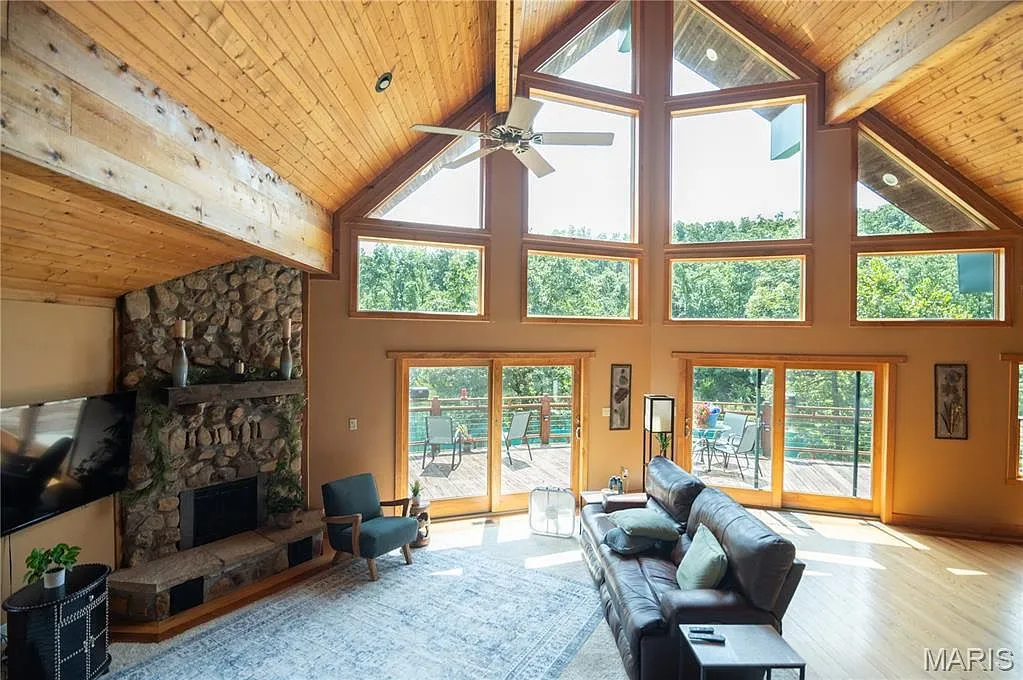 Private Ozark Retreat with A-Frame Home, Pond, Shop, and 13.12 Acres in Marble Hill, Missouri photo 10