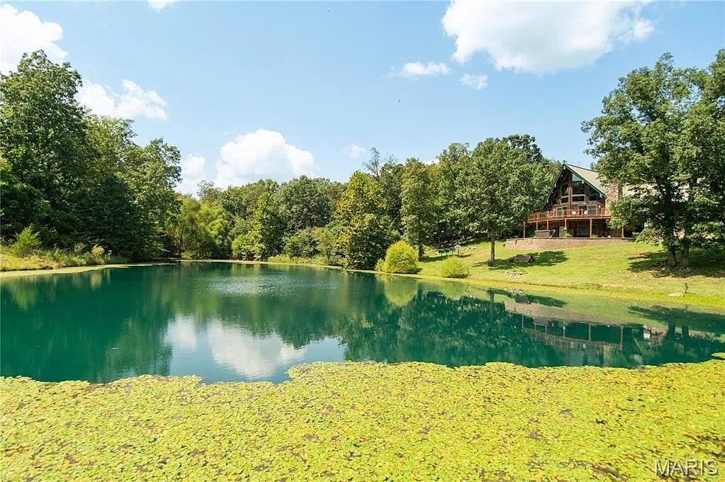 Private Ozark Retreat with A-Frame Home, Pond, Shop, and 13.12 Acres in Marble Hill, Missouri